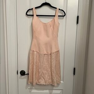 Elegant Pink Sleeveless Dress